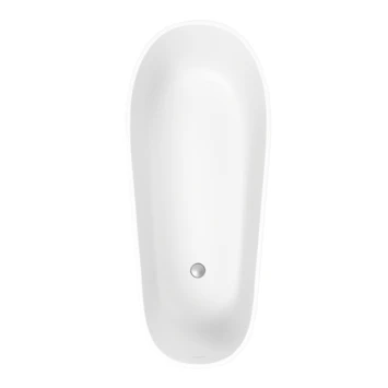 Allibert Vrijstaand Bad Galena 170x70cm Mat Wit 3 Allibert Vrijstaand Bad Galena 170x70cm Mat Wit