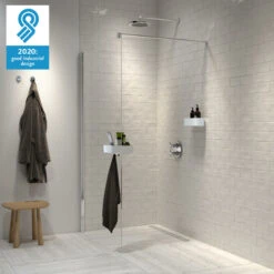 Tiger Douchemand Voor Douchewand 2-store Wit -Badkamer Verkoop 123 917