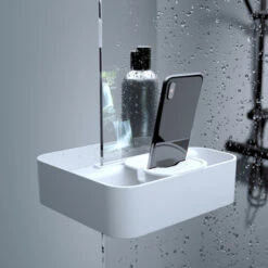 Tiger Douchemand Voor Douchewand 2-store Wit -Badkamer Verkoop 123 918